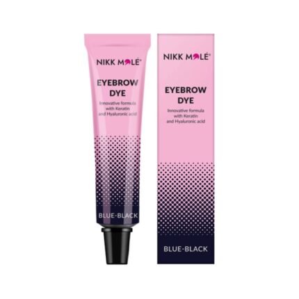 Uneven or dull eyebrow and eyelash color - Nikk Mole Black and Blue 15 ml Eyebrow and Eyelash Dye