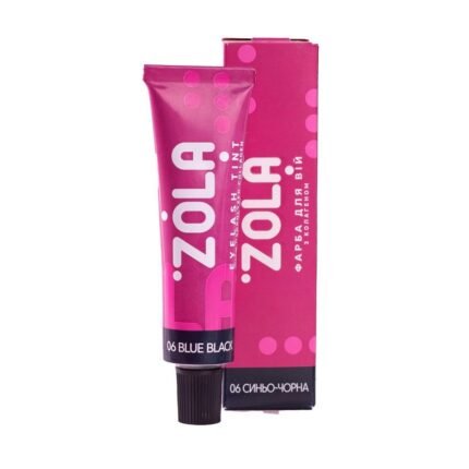 Lack of bold, defined eyebrow color - Zola 06 Blue Black 15 ml Eyebrow Dye