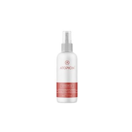Dryness and flaking of sensitive skin-Farmacia Verde, Atopicin Dry Skin- Eczema- Atopic Dermatitis Emollient Facial Cleansing Oil and Makeup Remover Cleansing Oil for make-up removal 100Ml,