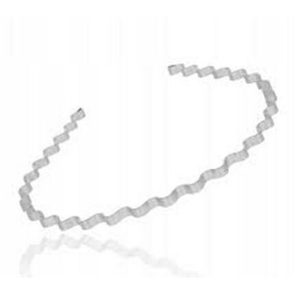 Hair slipping from standard hairbands,-Fashion Hair, Silver Metal Hair Band with Waves,