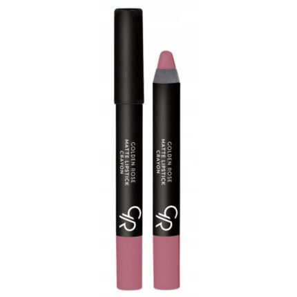 Shiny, Uneven Finish - Golden Rose Matte Crayon Lipstick 10