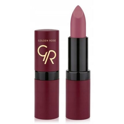 Блестящий, незаконченный образ — матовая помада Golden Rose Velvet Matte, оттенок 02, 4,2 г