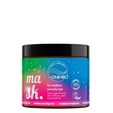 Dry and porous hair - Hair in Balance by ONLYBIO Mask for medium porosity hair 400 ml