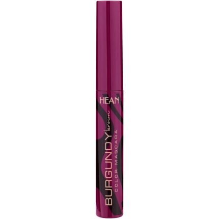Manque de couleur vive des cils - Hean, Color Mini Mascara Burgundy 6,5 ml,