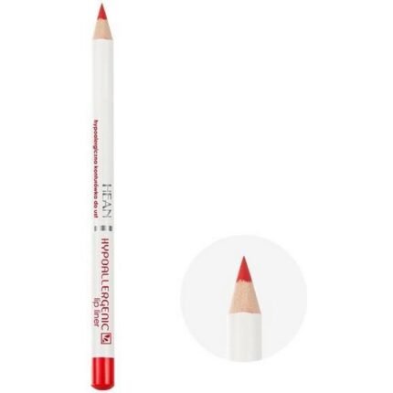El lápiz labial se corre o se corre fuera de la línea del labio - Hean, Delineador de Labios Hipoalergénico Rojo Fuerte 507