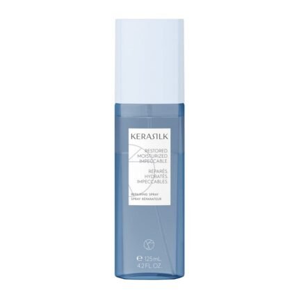 Repairs and nourishes damaged hair - Kerasilk Repairing Spray for Damaged Hair Vegan Formula Heat Protection 125ml