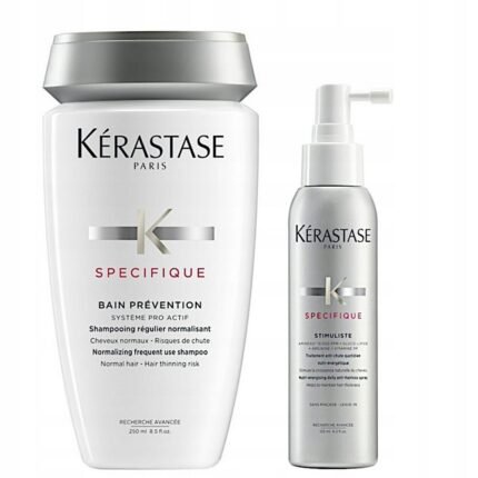 Reduces hair thinning and prevents further hair fall - Kerastase Prevention shampoo 250ml + anti-hair loss spray 125ml
