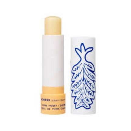 Labios secos y sensibles que necesitan nutrición natural, –Korres, Bálsamo Labial de Tomillo, 4.5 g,