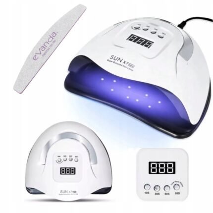 Slow curing of hybrid gels - eVanda Nail Lamp Strong Manicure Hybrids Gels x7 Max Timer UV/LED 220W