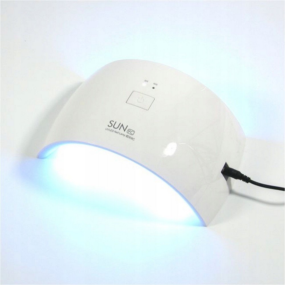 lampa uvled 24w 4 lakiery hybrydowe gratis mala do paznokci hybryd sun 9c Slow drying of hybrid gels - Evershine UV/LED LAMP 24W + 4 free hybrid nail polishes small HYBRID SUN 9c
