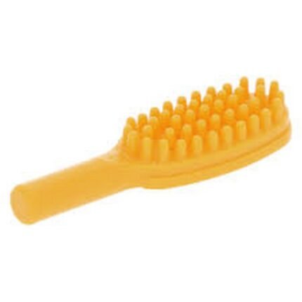 Lack of accessories for LEGO minifigures,-LEGO, Light Orange Minifigure Hairbrush, 10M3852B,