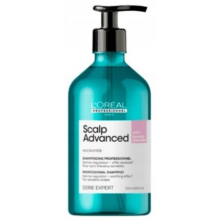 Sensitive scalp irritation and discomfort,-L'Oréal, Scalp Soothing Hair Shampoo, 500 ml,