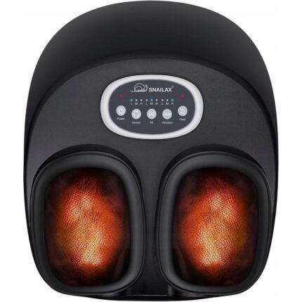 Douleur au pied due à la position debout ou à la marche pendant de longues périodes-MASSEUR DE PIEDS SNAILAX 527EVC COMPRESSION HEAT RELAX PREMIUM PÉTRISSAGE RELAXANT