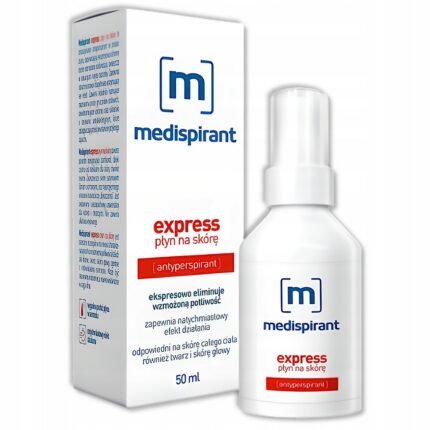 Excessive sweating (hyperhidrosis) - Aflofarm Medispirant Express antiperspirant for increased sweating 50 ml