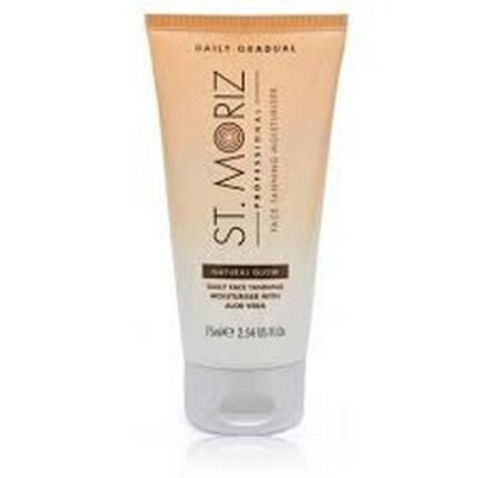 Peau du visage terne et pâle sans éclat sain, –Moriz, Crème de Jour Visage Autobronzante, 75 ml,