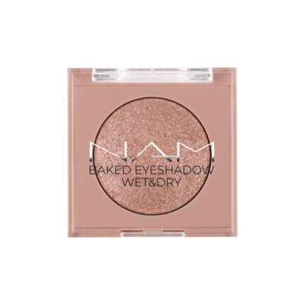 Difficulty achieving a smooth, even eyeshadow application - NAM Baked Eyeshadow Wet & Dry 01 MOONLIGHT