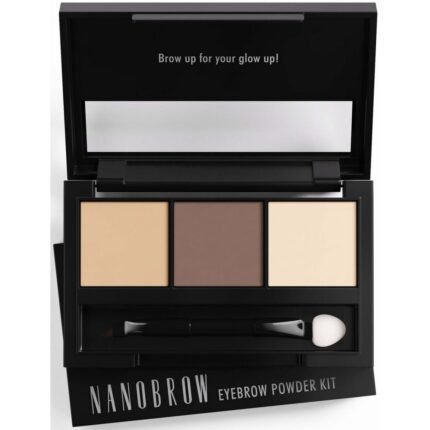 Sourcils clairsemés ou fins - Kit de poudre à sourcils Nanobrow-eyebrow shadows LIGHT