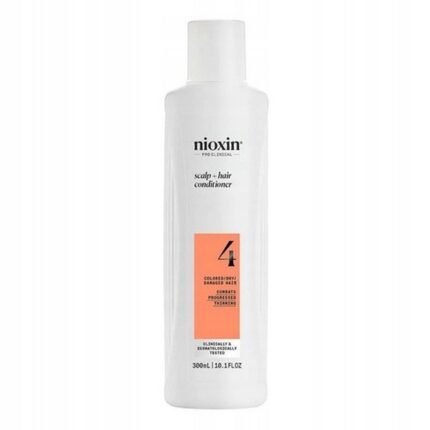 Chemically treated or color-treated hair,-Nioxin, System 4 Scalp Hair Conditioner, 300 ml,