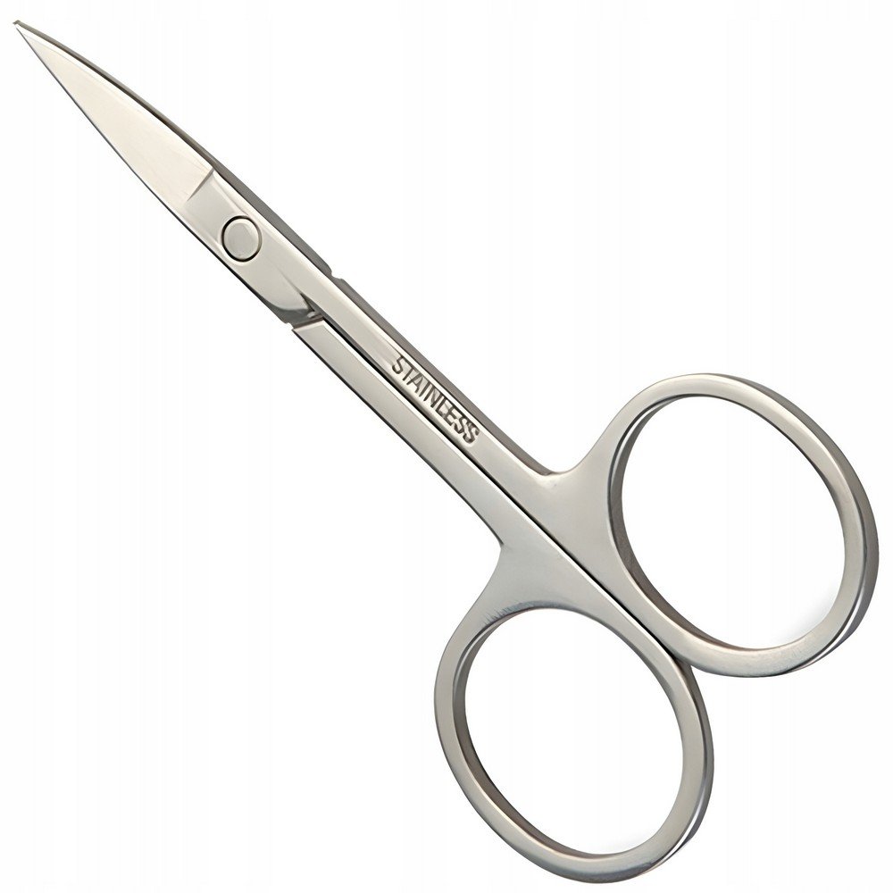 nozyczki kosmetyczne do skorek paznokci manicure stalowe srebrne Struggling with precise cuticle trimming - Finess Cosmetic Cuticle Scissors Manicure Steel Silver