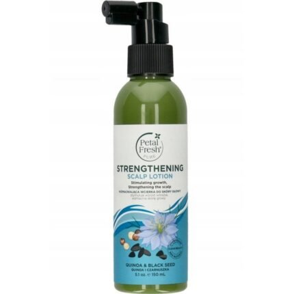 Weak and thinning hair,-PETAL, Quinoa and Black Seed Scalp Lotion, 150 ml,