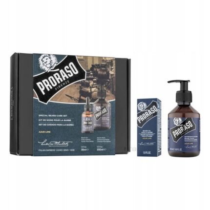 Dry or rough beard hair,-Proraso, Firenze Special Beard Care Oil + Lime Shampoo with Beard Oil,