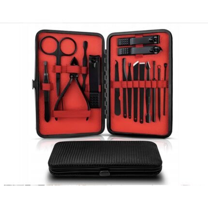 Lack of a complete nail care set for home or travel-RETOO, MANICURE SET NAILS PEDICURE ACCESSORIES TOOLBOX FILE NICERS CASE,