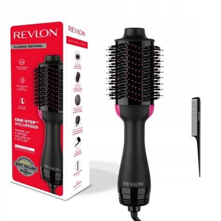 Lack of volume and root lift in everyday blow-drying, –Revlon, Salon One-Step Hair Dryer Volumiser + Comb,