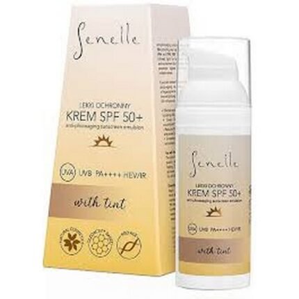 Sun damage causing premature aging,-Senelle, Light Protective Cream SPF 50+, 50ml,