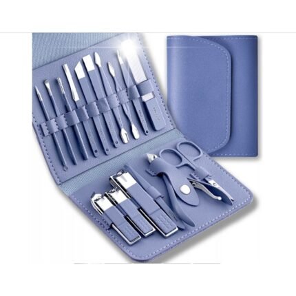 Lack of a complete, organized nail care set-Sigos, SET OF TOOLS FOR MANICURE PEDICURE NAILS CASE 16in1,