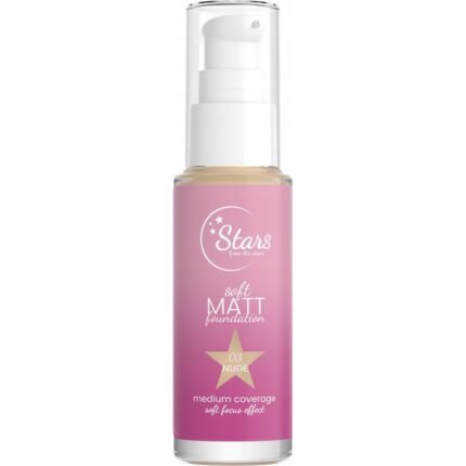 Excess oil and shine - Stars from the Stars Soft Matt Foundation No. 03 Nude 30 ml
