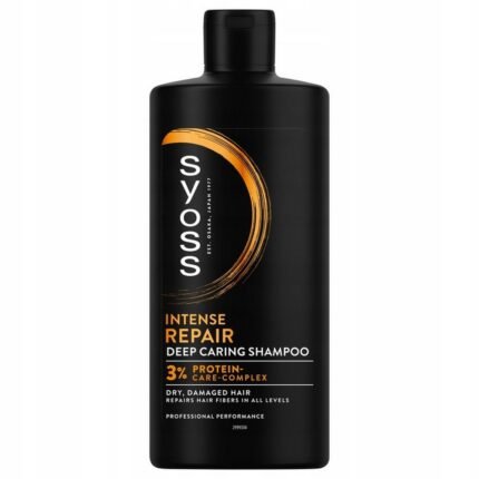 Damaged and brittle hair in need of repair,-SYOSS, Deep Care Repair Regenerating Shampoo, 440 ml,