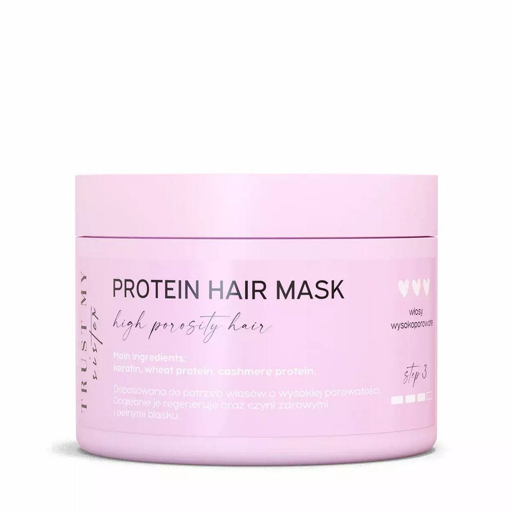 trust my sister protein hair mask 150g Protein deficiency in hair - Trust My Sister Protein Hair Mask protein mask for high porosity hair 150g