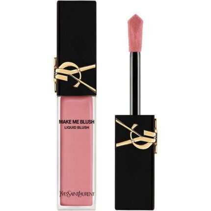 Неравномерное нанесение румян - Жидкий крем-румяна Yves Saint Laurent Make Me Blush, 15 мл, № 44 Nude Lavalliere