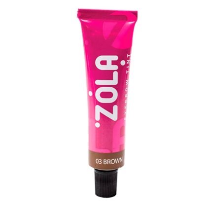Faded or uneven eyebrow color - ZOLA eyebrow dye 03 Brown 15 ml