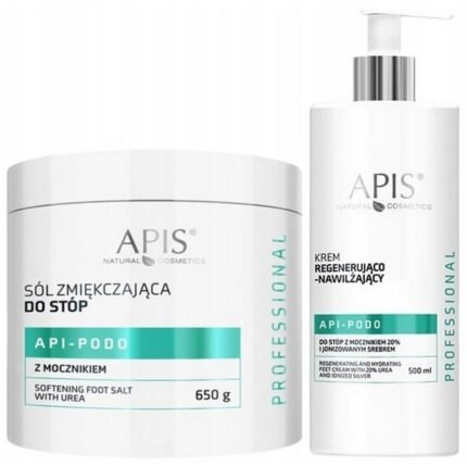 Cracked heels,-Apis, Api-Podo Apisuche Foot Kit Wear Heel Urea, 2 pcs., Excessive dryness,-Apis, Api-Podo Apisuche Foot Kit Wear Heel Urea, 2 pcs., Rough and thickened skin,-Apis, Api-Podo Apisuche Foot Kit Wear Heel Urea, 2 pcs., Discomfort from damaged feet,-Apis, Api-Podo Apisuche Foot Kit Wear Heel Urea, 2 pcs..