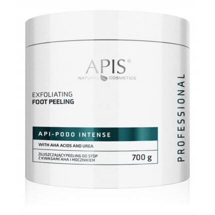 Dry and rough feet,-Apis, Api-Podo Intensive Foot Peeling with AHA Acids and Urea, 700 g, Calluses and hard skin,-Apis, Api-Podo Intensive Foot Peeling with AHA Acids and Urea, 700 g, Tired and neglected feet,-Apis, Api-Podo Intensive Foot Peeling with AHA Acids and Urea, 700 g, Difficulty maintaining smooth feet,-Apis, Api-Podo Intensive Foot Peeling with AHA Acids and Urea, 700 g.