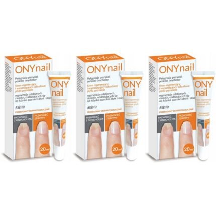 Weak and brittle nails,-AristoPharma,  ONYnail Regenerating and Strengthening Nail Cream, 3 x 20 ml, Slow nail growth,-AristoPharma,  ONYnail Regenerating and Strengthening Nail Cream, 3 x 20 ml, Nail splitting and peeling,-AristoPharma,  ONYnail Regenerating and Strengthening Nail Cream, 3 x 20 ml, Difficulty maintaining strong and healthy nails,-AristoPharma,  ONYnail Regenerating and Strengthening Nail Cream, 3 x 20 ml.