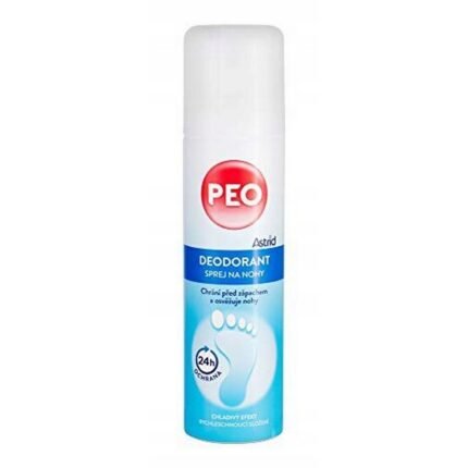 Unpleasant foot odor,-ASTRID, , PEO Foot Spray Deodorant, 150 ml, Bacterial growth causing discomfort,-ASTRID, , PEO Foot Spray Deodorant, 150 ml, Lack of freshness during daily activities,-ASTRID, , PEO Foot Spray Deodorant, 150 ml, Sweaty and uncomfortable feet,-ASTRID, , PEO Foot Spray Deodorant, 150 ml.