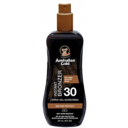 Risk of sunburn during outdoor activities,-Australian Gold, Sunscreen Spray Gel SPF30, 100 ml,