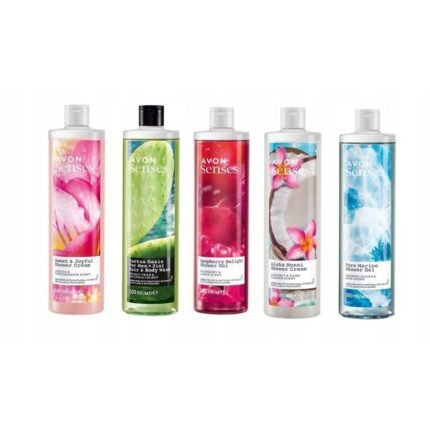 Running out of shower gel quickly in large households,- Avon, Family Set of Shower Gels, 5 x 500 ml, Need for variety in fragrance options,- Avon, Family Set of Shower Gels, 5 x 500 ml, Dryness after frequent washing,- Avon, Family Set of Shower Gels, 5 x 500 ml, High cost of buying individual shower gels,- Avon, Family Set of Shower Gels, 5 x 500 ml.