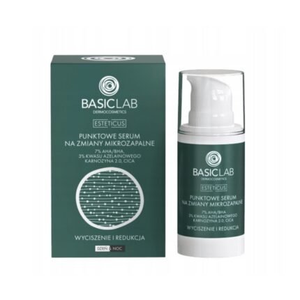 Microinflammatory lesions and small blemishes-BasicLab point serum for microinflammatory lesions 15 ml,