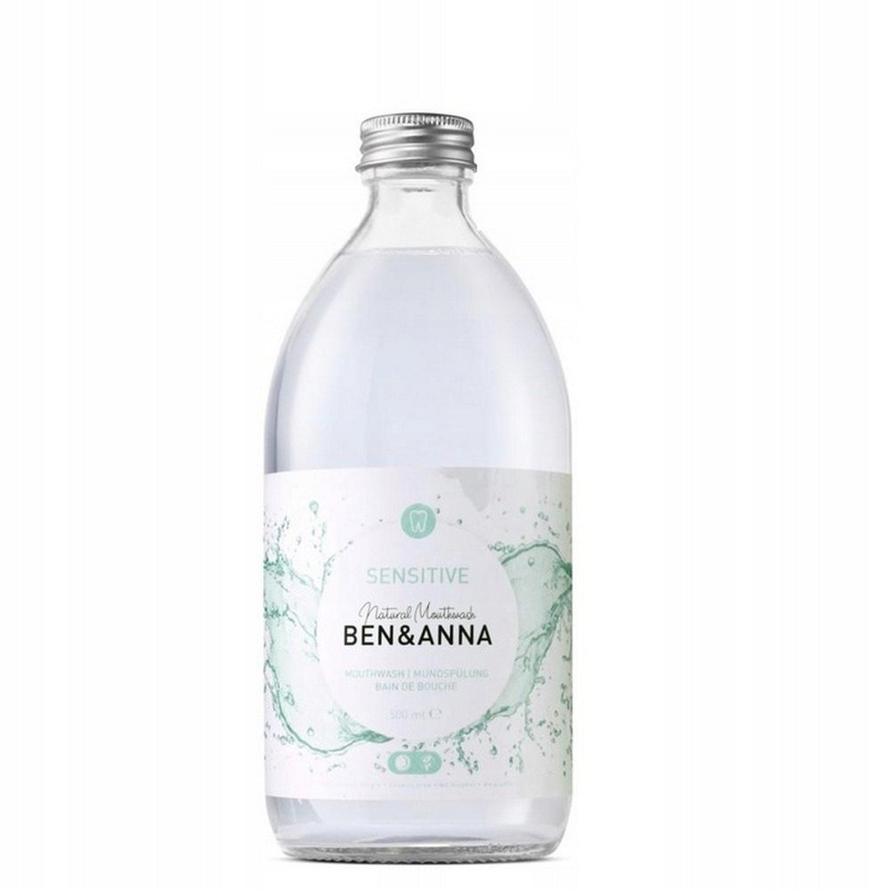 benandannanatural mouthwash with aloe and sage500 ml Bad breath,-Ben&Anna, Natural Mouthwash with Aloe and Sage, 500 ml,