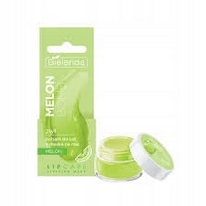 Dry and cracked lips needing overnight repair,-Bielenda, Melon Bomb 2in1 Overnight Lip Mask, Lip Balm, 10 ml,