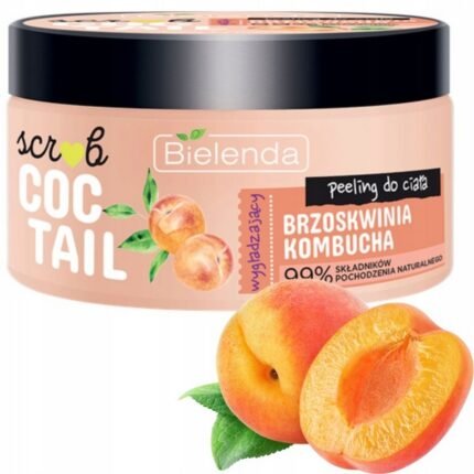 Dry and rough skin,- Bielenda, Moisturizing Body Cocktail Peach Body Scrub, 350 ml, Lack of hydration,- Bielenda, Moisturizing Body Cocktail Peach Body Scrub, 350 ml, Build-up of dead skin cells,- Bielenda, Moisturizing Body Cocktail Peach Body Scrub, 350 ml, Dull and tired-looking skin,- Bielenda, Moisturizing Body Cocktail Peach Body Scrub, 350 ml.