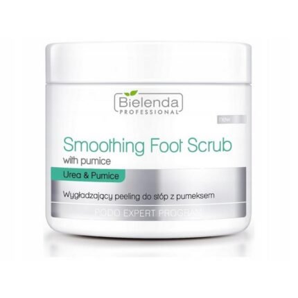 Rough and hardened skin on feet,-Bielenda, Professional Foot Peeling with Pumice, 500 ml, Dead skin buildup,-Bielenda, Professional Foot Peeling with Pumice, 500 ml, Dry and cracked heels,-Bielenda, Professional Foot Peeling with Pumice, 500 ml, Difficulty achieving smooth feet at home,-Bielenda, Professional Foot Peeling with Pumice, 500 ml.