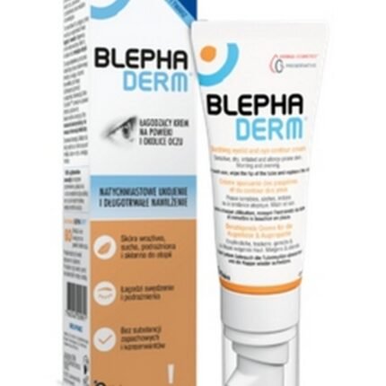 Dryness and dehydration of eyelid skin,-Blephaderm Cream for Eyelids and Eye Area, 40 ml,