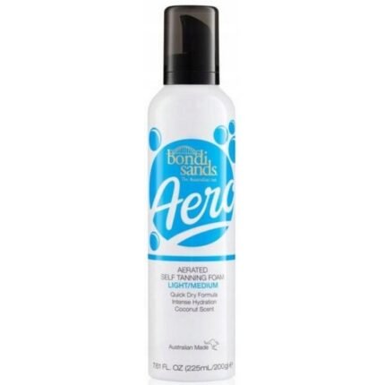 Pale or dull skin lacking radiance,-Bondi Sands AREO Self-Tanning Foam LIGHT MEDIUM, 225 ml, Difficulty achieving a natural tan,-Bondi Sands AREO Self-Tanning Foam LIGHT MEDIUM, 225 ml, Uneven or streaky self-tanning results,-Bondi Sands AREO Self-Tanning Foam LIGHT MEDIUM, 225 ml, Dry skin in need of hydration,-Bondi Sands AREO Self-Tanning Foam LIGHT MEDIUM, 225 ml.