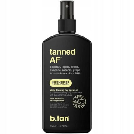 Slow tanning results,-B.tan, Tanned Af Tanning Oil, 237 ml, Dry or dehydrated skin during tanning,-B.tan, Tanned Af Tanning Oil, 237 ml, Uneven or patchy tan,-B.tan, Tanned Af Tanning Oil, 237 ml, Need for a quick, natural-looking tan,-B.tan, Tanned Af Tanning Oil, 237 ml.