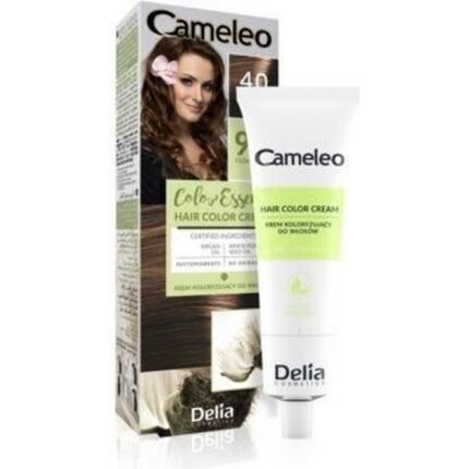 Gray and uneven hair color - Delia Cosmetics, Cameleo Color Essence Hair Dye in a Tube  Shade 4.0 Brown 75g,