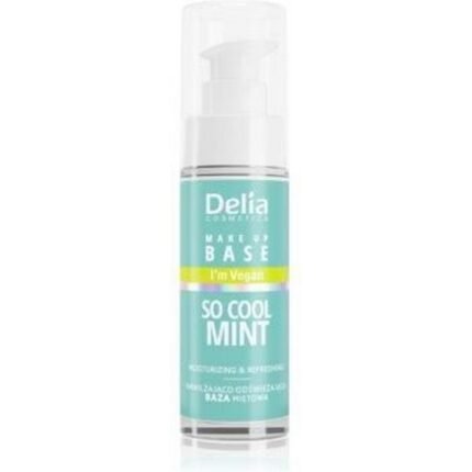 Uneven skin texture - Delia Cosmetics, So Cool Mint Moisturizing Makeup Base 30 ml,